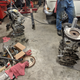 Engine swap in progress.